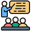 Learners in an educational classroom setting to represent education and course business brands membership and integrations features.