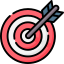 Target with arrow in bullseye to represent how iDevaffiliate software is the ideal finance affiliate software solutions to solve affiliate tracking complexities.