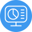 Dashboard icon to represent the branded affiliate dashboards that centralize reporting, marketing assets, onboarding materials, referral tools, and partner communication in one secure platform