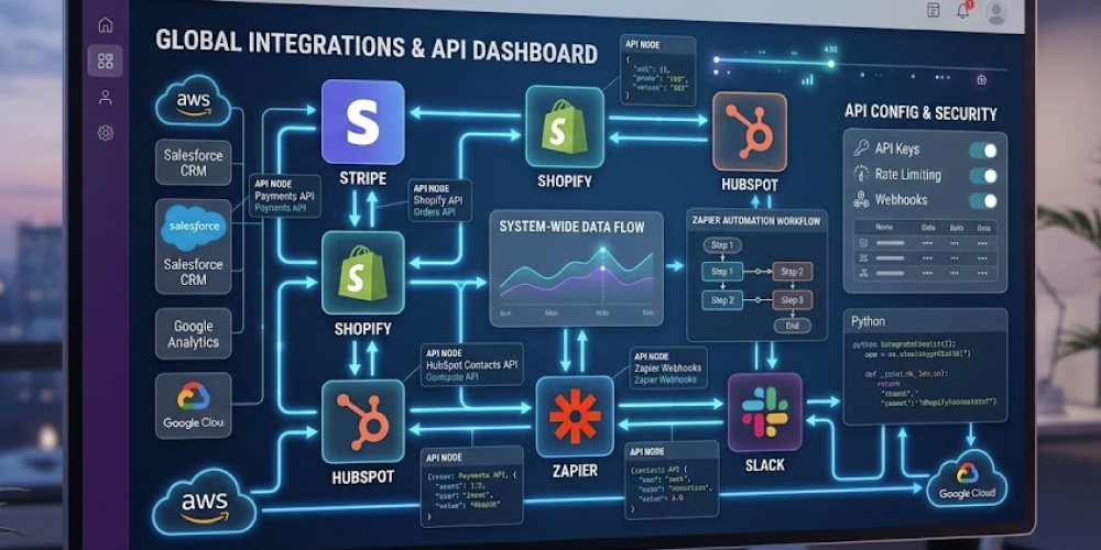 Image of the affiliate software dashboard for managing global cart integrations which require no-code to get set up.