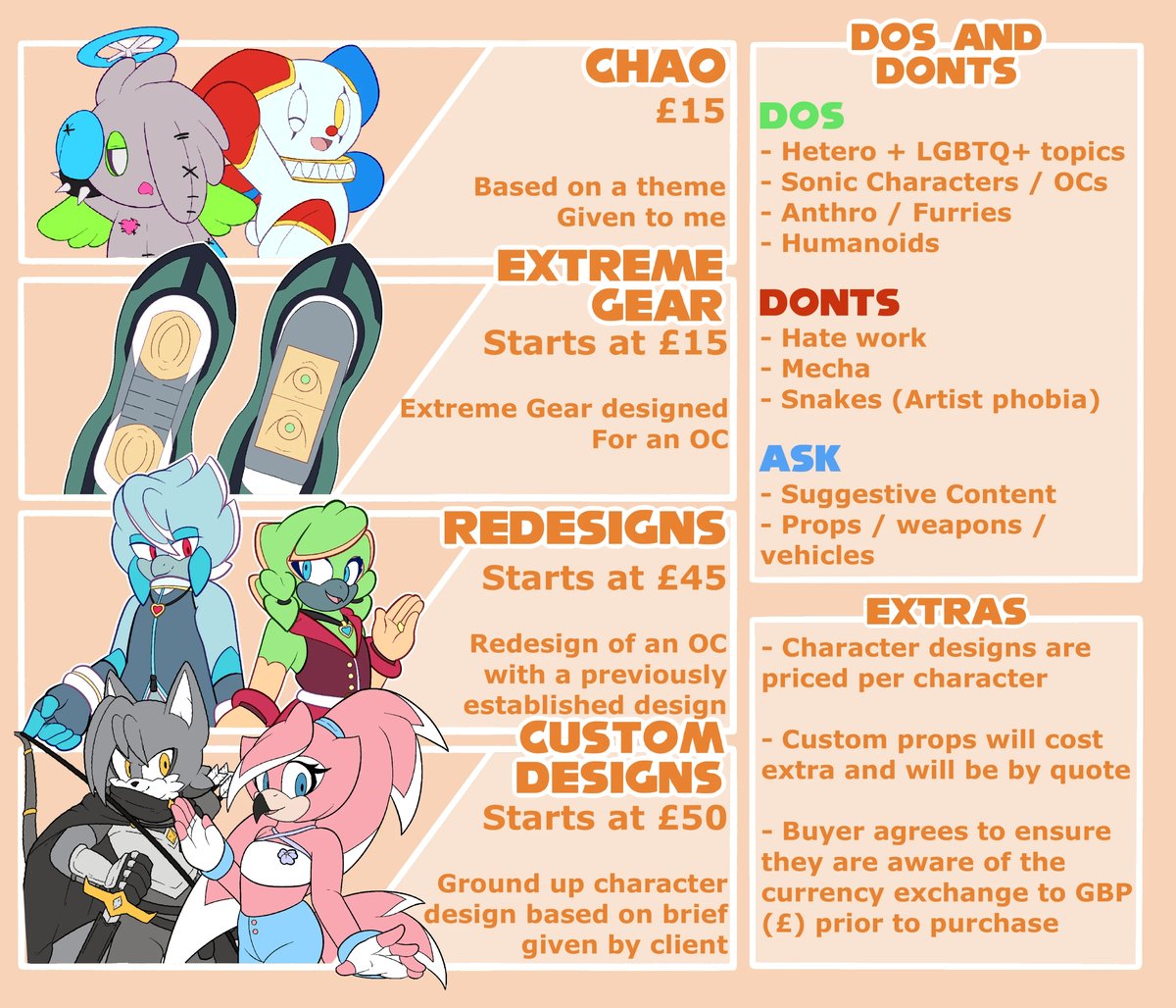 Custom Commission Sheet