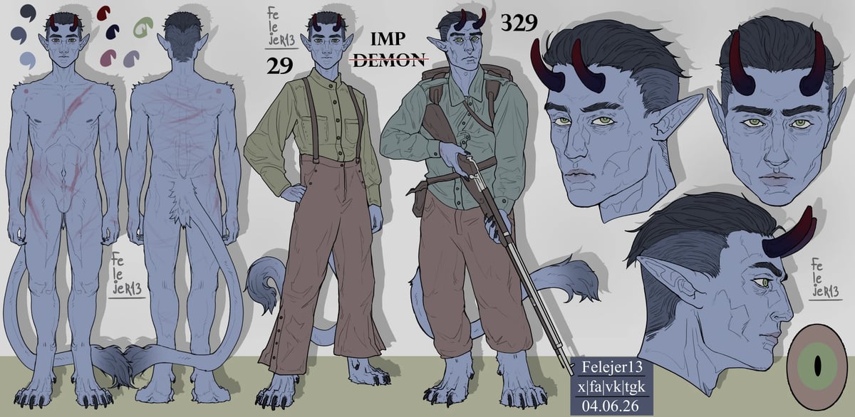 Imp reference (OC)