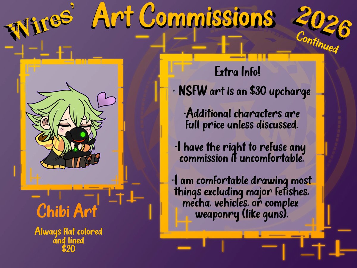 Commission Sheet Part 2