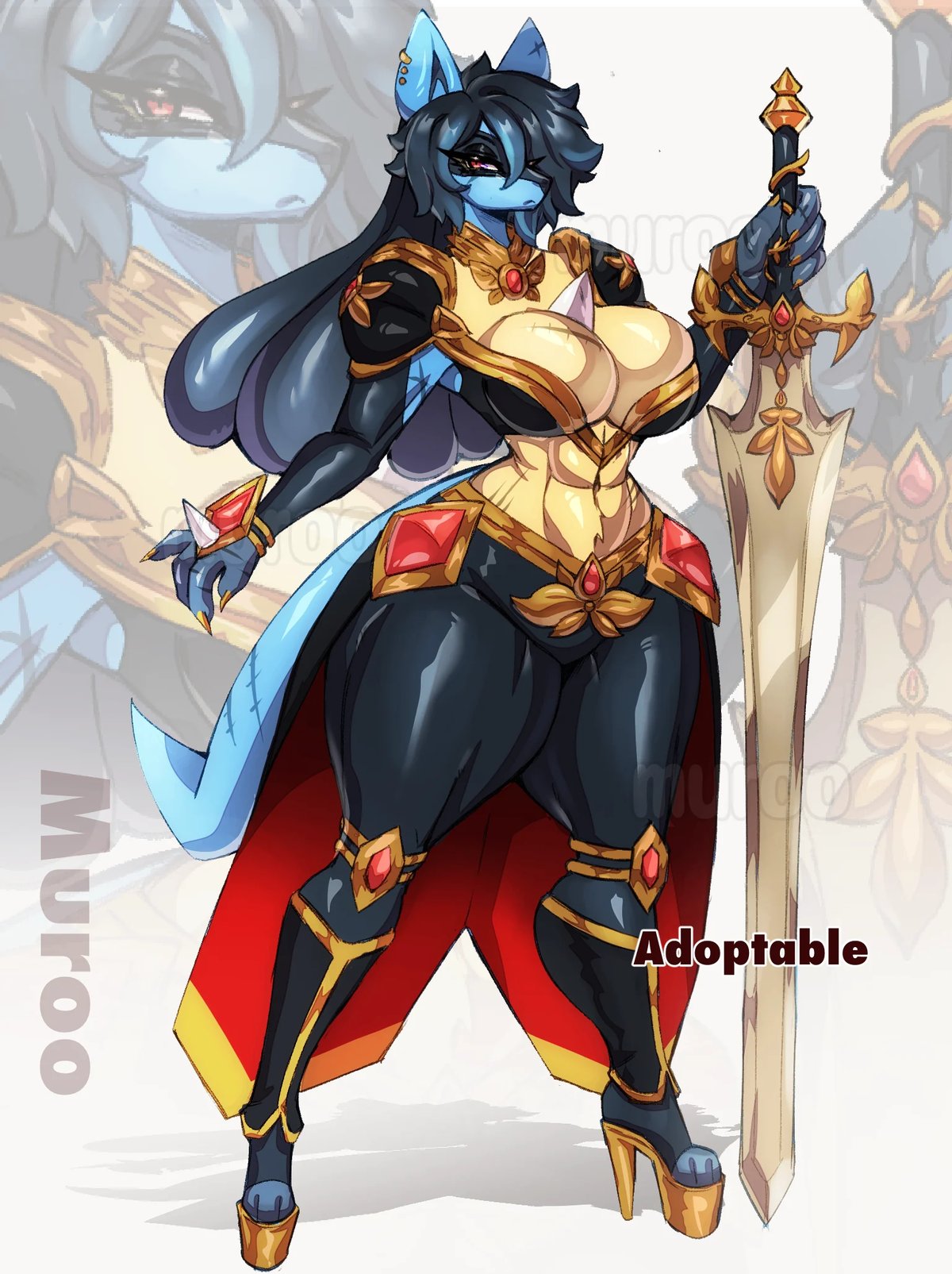 Lucario Knight OC (sold)