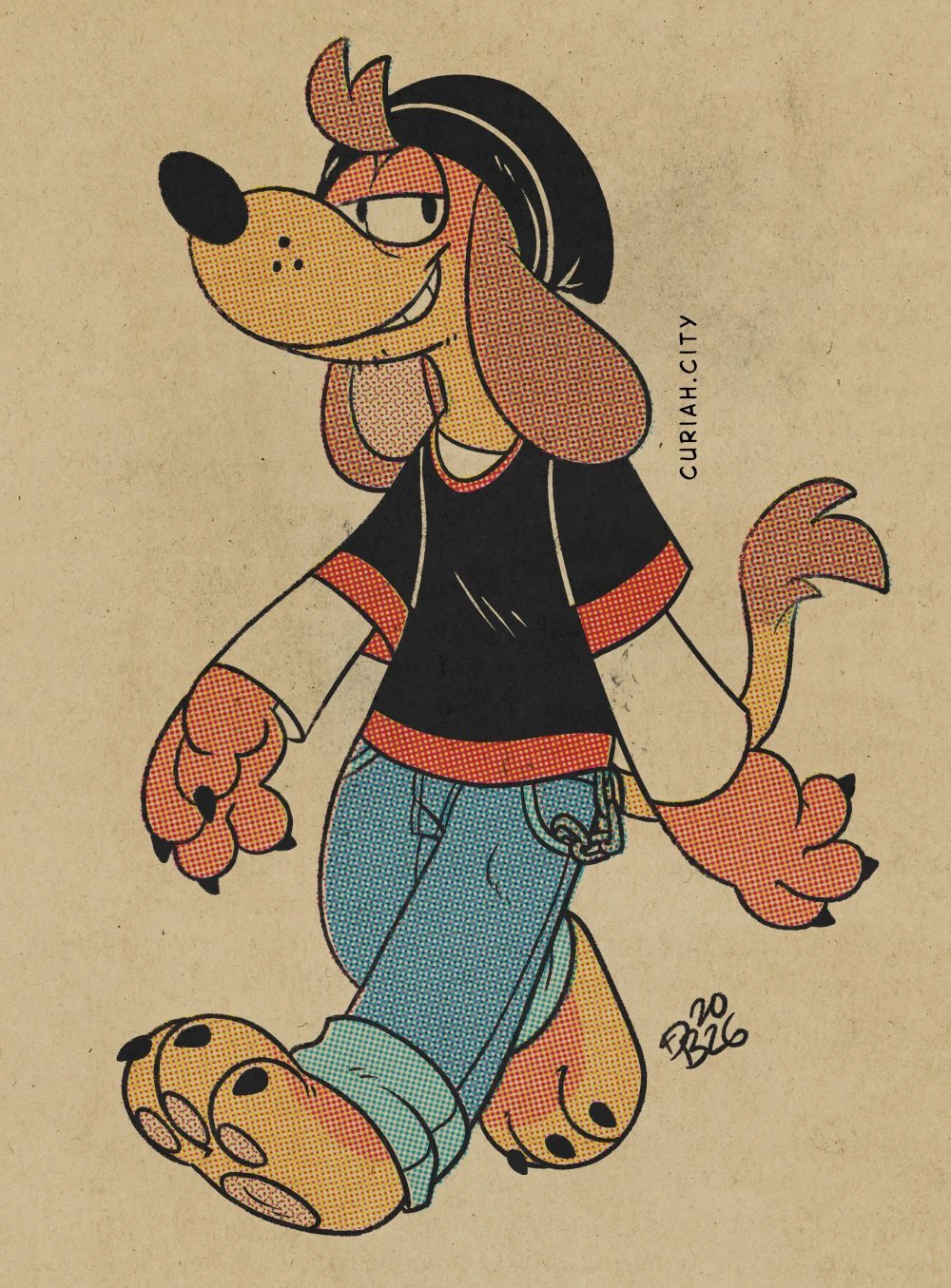 Adoptable Sample - Vintage Doggo