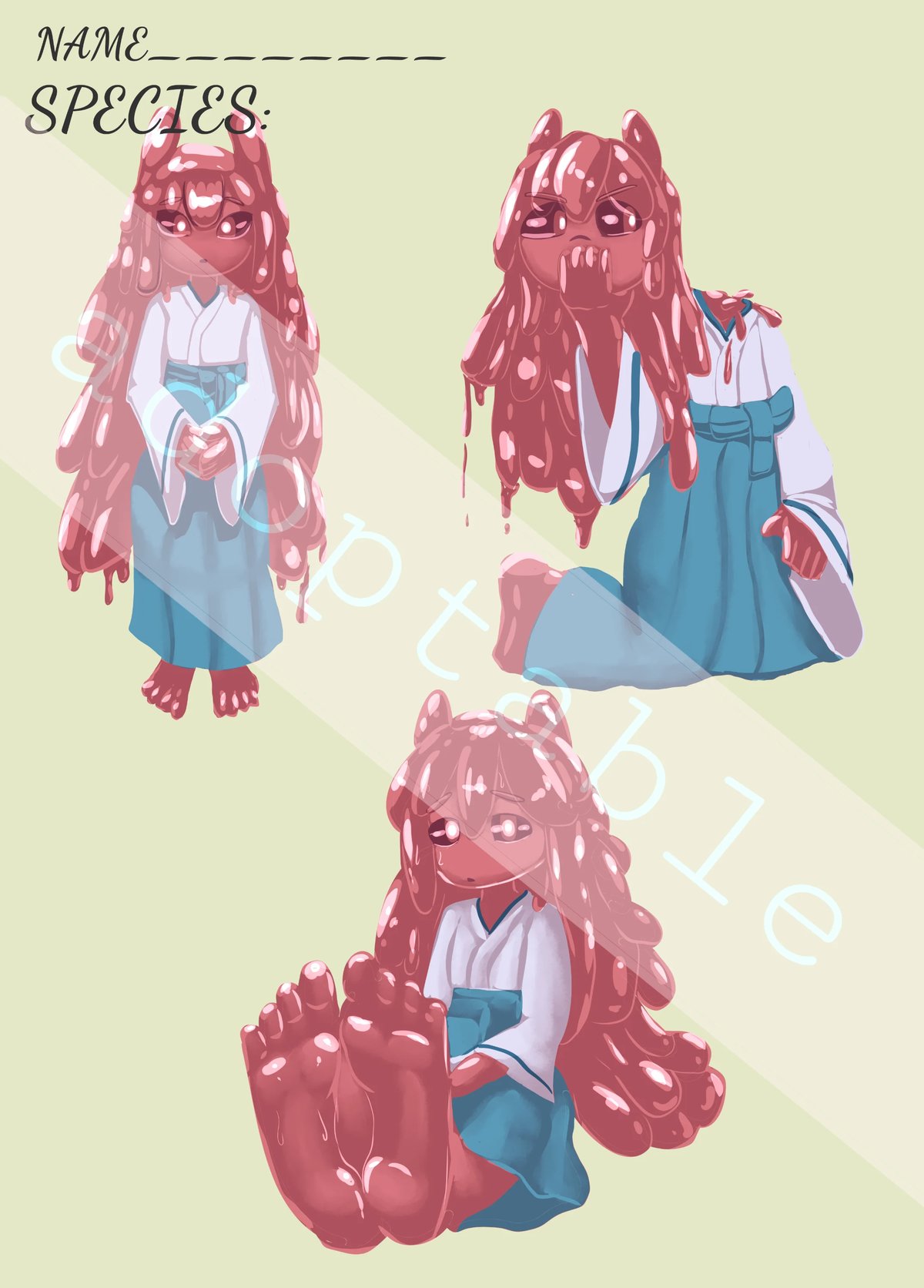 Adoptable slime-girl