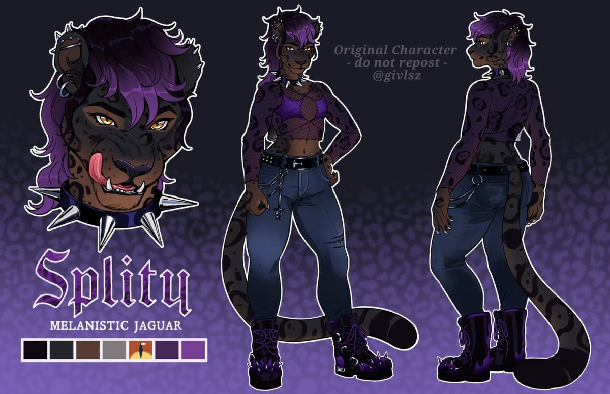 Character sheet - Melanistic Jaguar