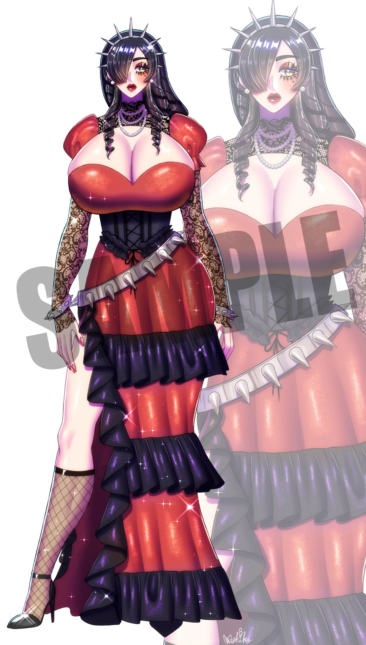 Red Gothic Girl Adopt