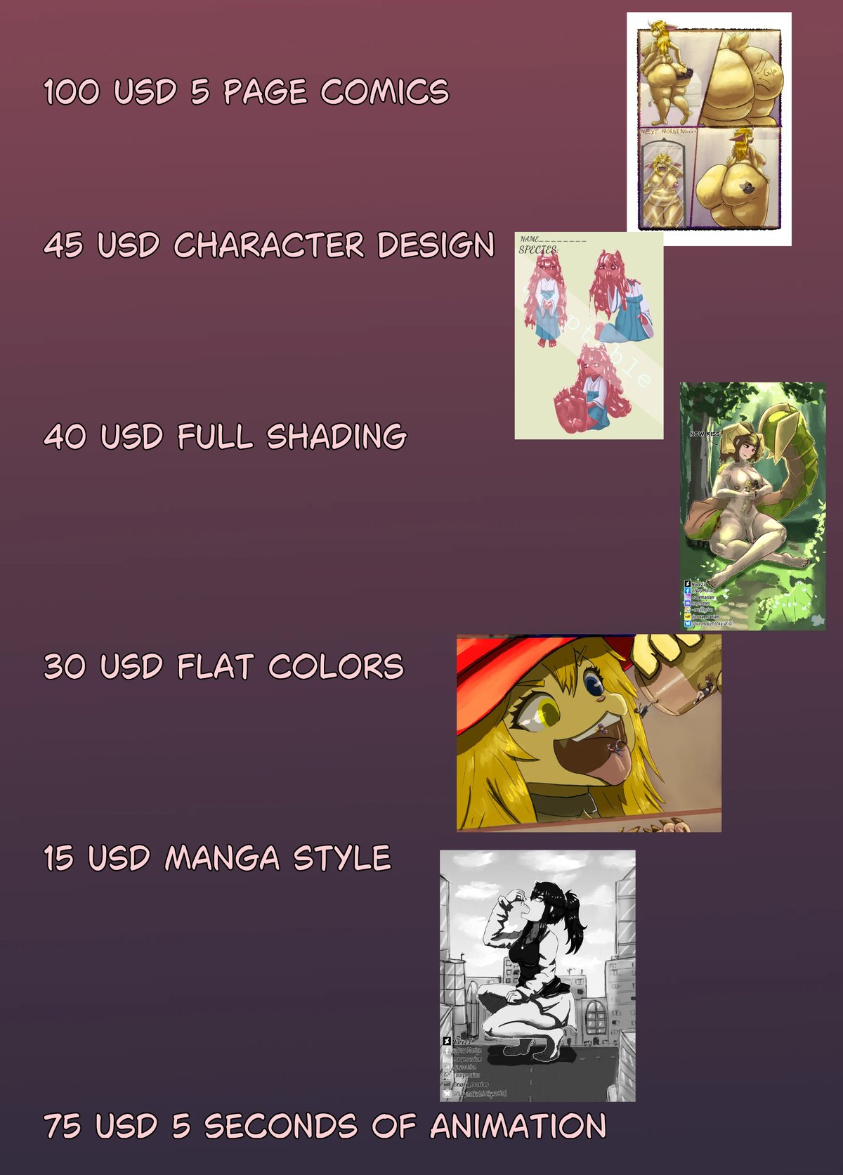 Commission Sheet