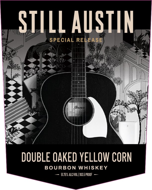 Label for Still Austin Special Release Double Oaked Yellow Corn