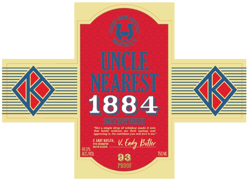 Label for Uncle Nearest The Standard Whiskey