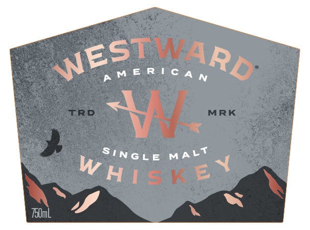 Label for Westward Whiskey Rasputin Cask