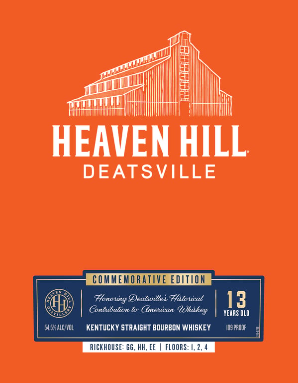 Label for Heaven Hill Deatsville