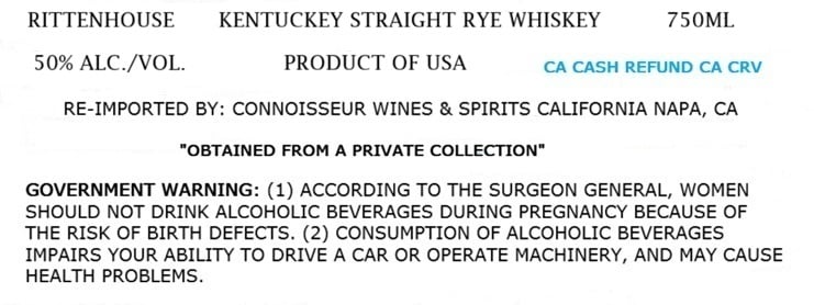 Label for Rittenhouse
