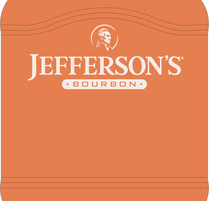 Label for Jefferson's Very Small Batch Blended Bourbon