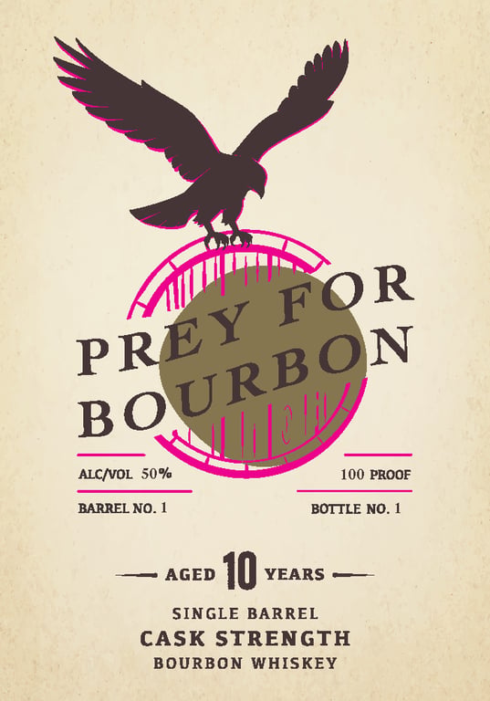 Label for Prey for Bourbon
