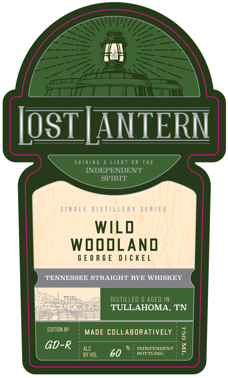 Label for Lost Lantern Wild Woodland Rye
