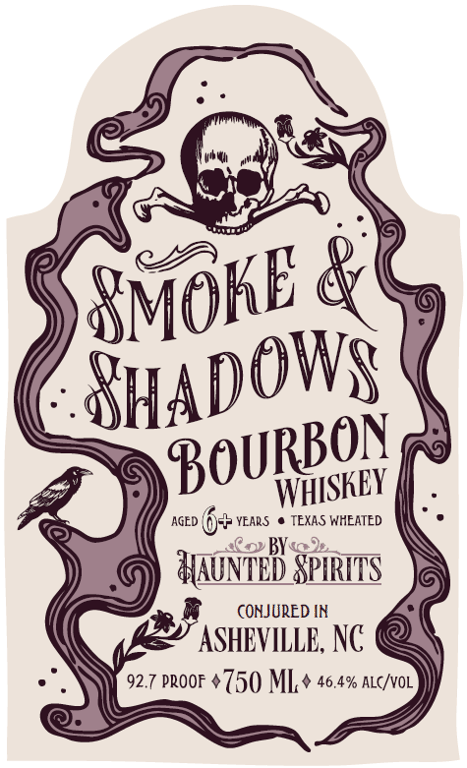 Label for Smoke & Shadows Bourbon