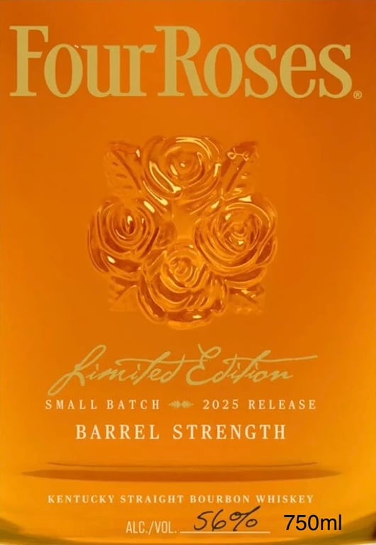 Label for Four Roses Small Batch 2025