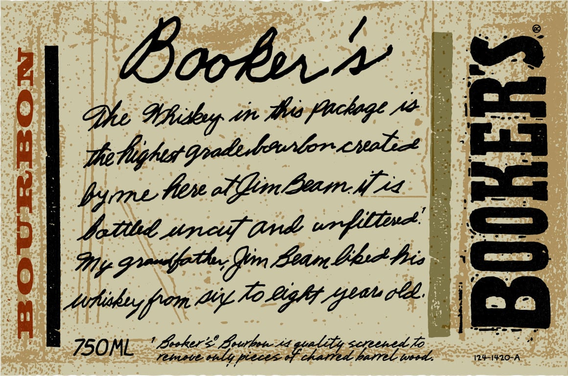 Label for Booker's Roundtable Batch Bourbon