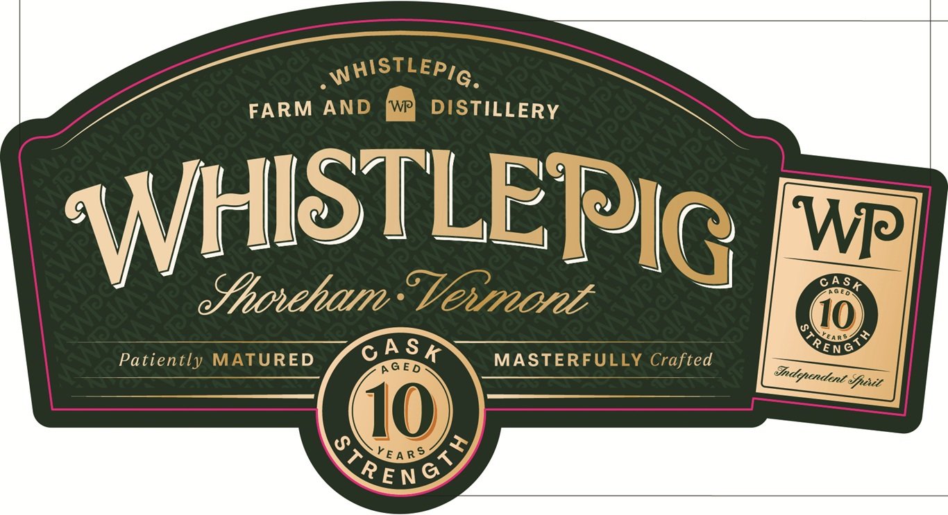 Label for Whistlepig Small Batch Rye