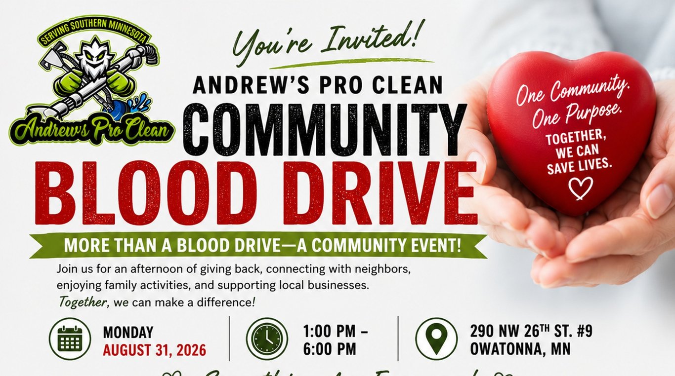 You're invited: our Community Blood Drive on August 31