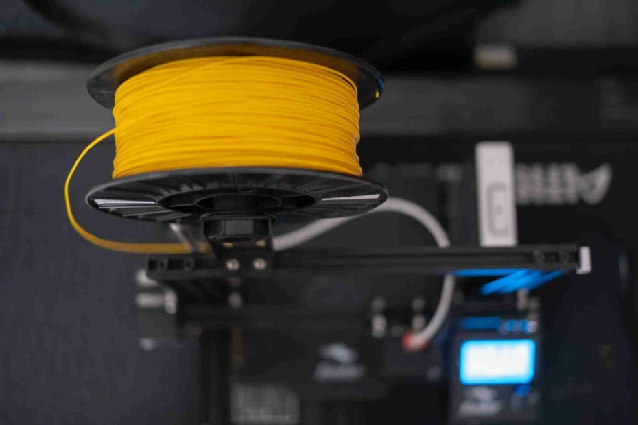 Yellow PLA filament