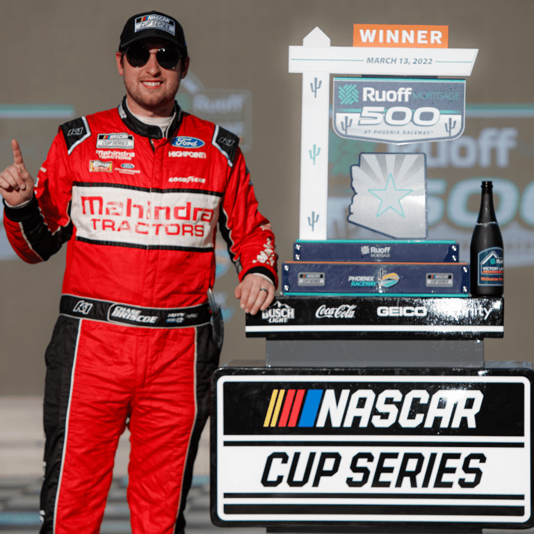 NASCAR driver Chase Briscoe in his racing suit
