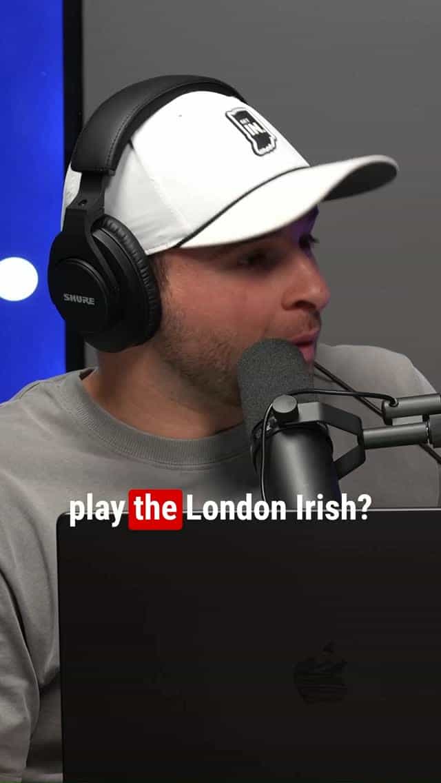 He drove Lyft and then got called to the London Irish?