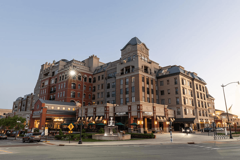 The upscale Carmel City Center in Carmel, Indiana