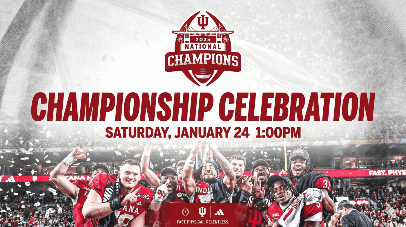 Don't Miss IU's Historic Championship Celebration Saturday