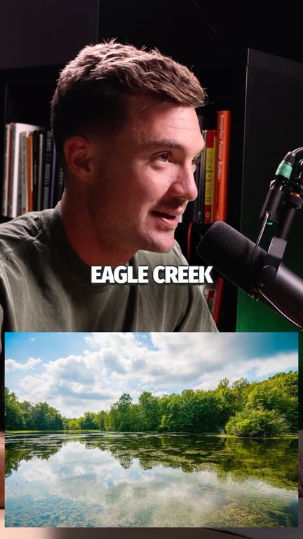 This Eagle Creek stat is crazy 🌳 What’s your top nature spot in Indy?? Drop it in…