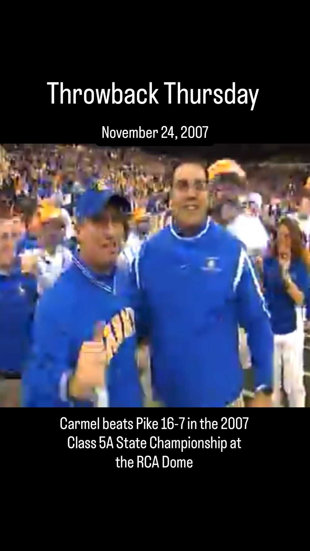 With Indiana High School Football rapidly approaching, we revisit the 2007 5A Football State Championship