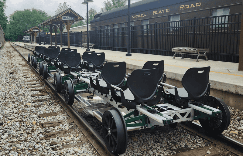Tours by bike… I mean rail
