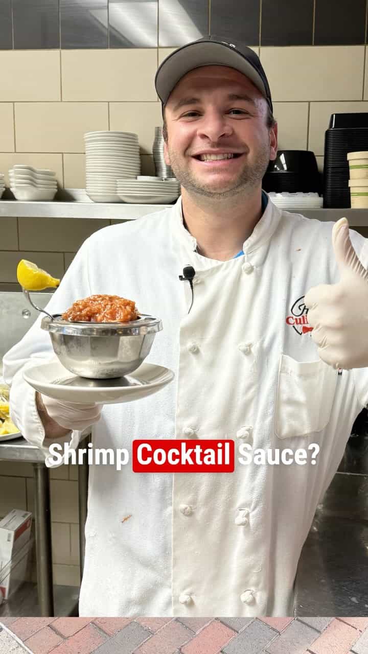 How hard is it to make @stelmosteakhouse Shrimp Cocktail?