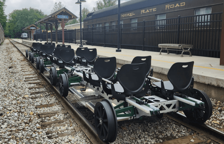 An image of the new railbikes at the Nickel Plate Rail