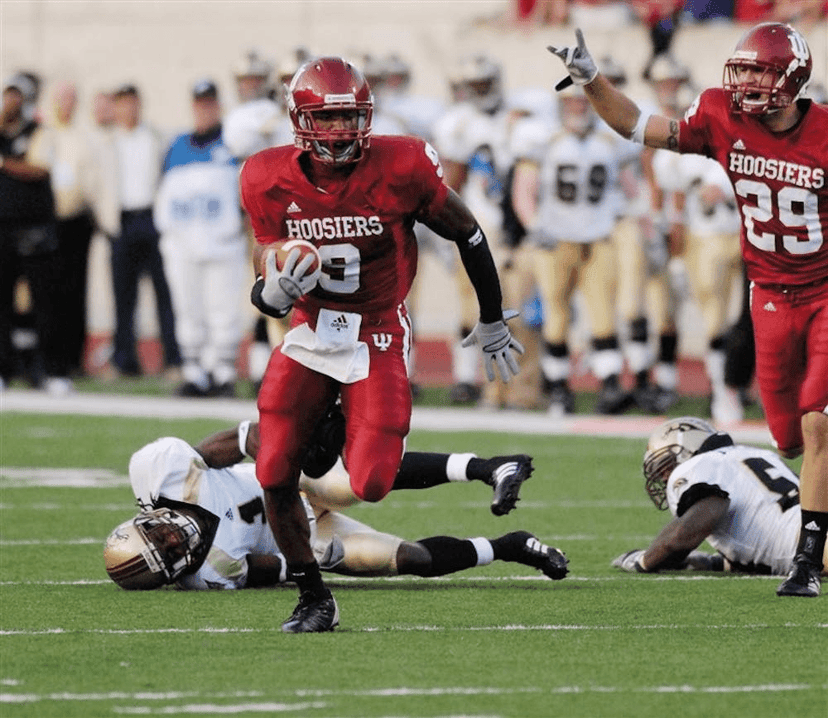 Tracy Porter during his Indiana University football days