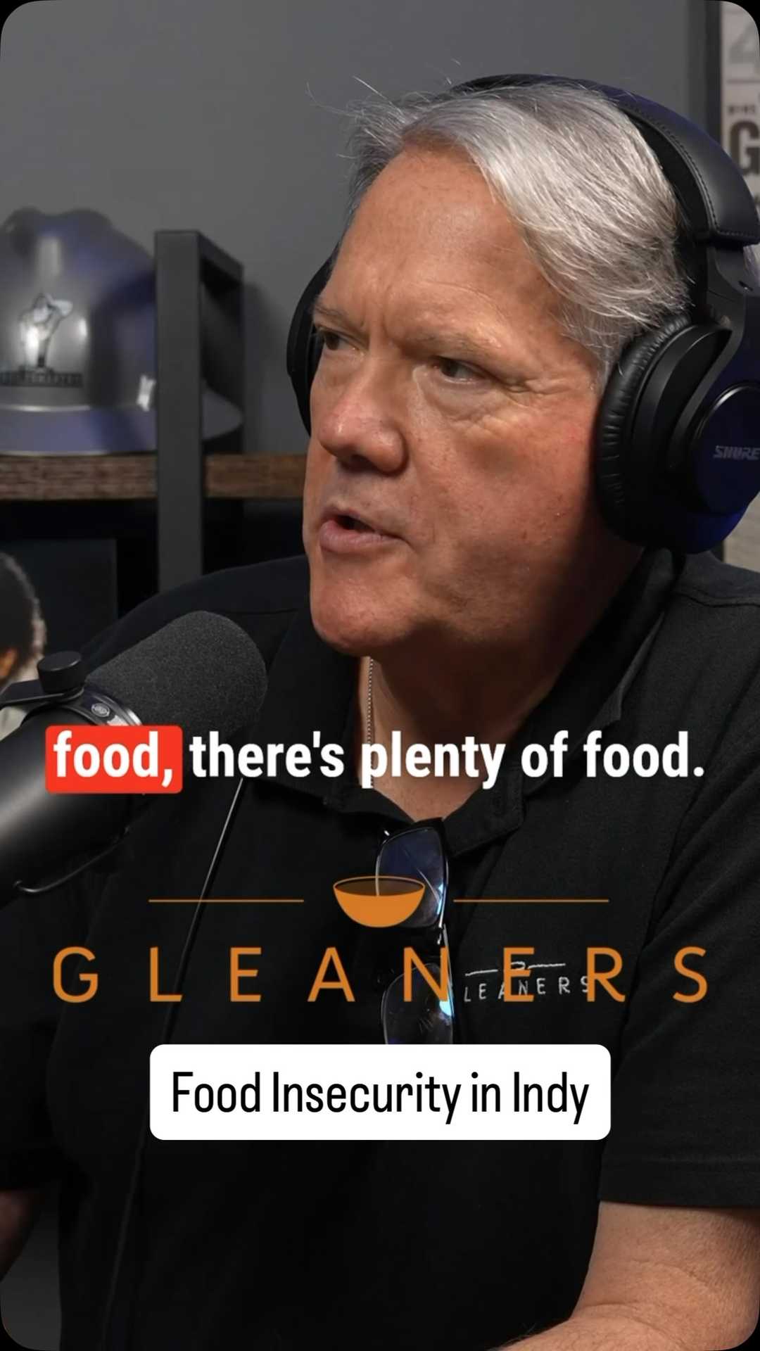 How is @gleanersfbindy making an impact on food insecurity in Indy and across the country?