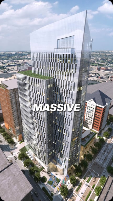 FACT CHECK: 800 rooms not 5,500 🤦‍♂️ But it WILL be the tallest hotel in Indiana……