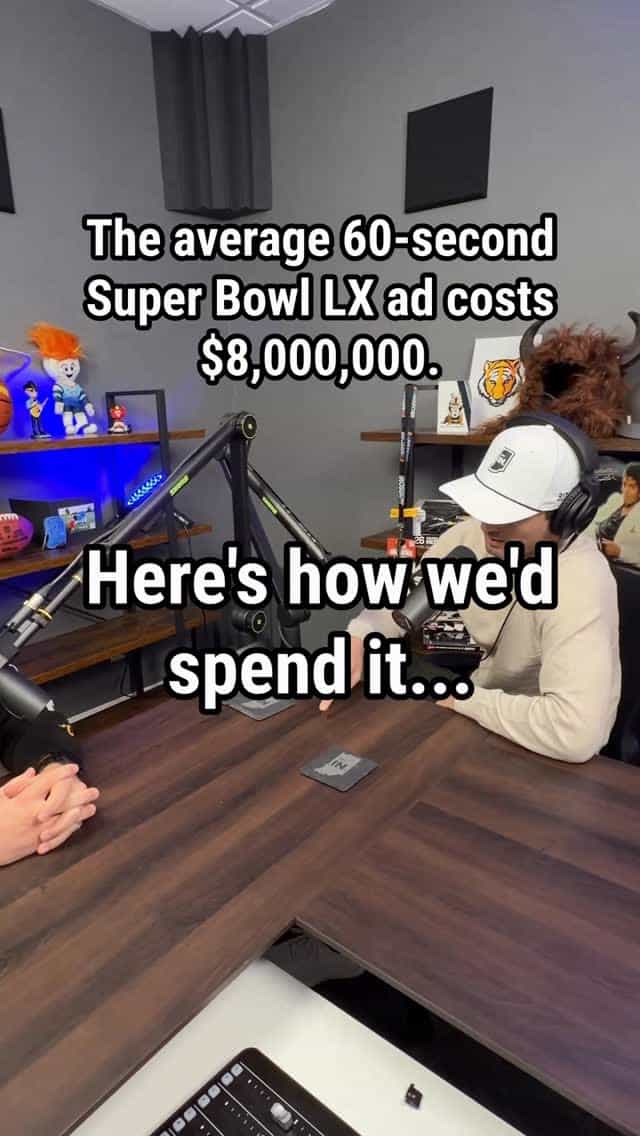 The average SB LX ad costs $8 mil.