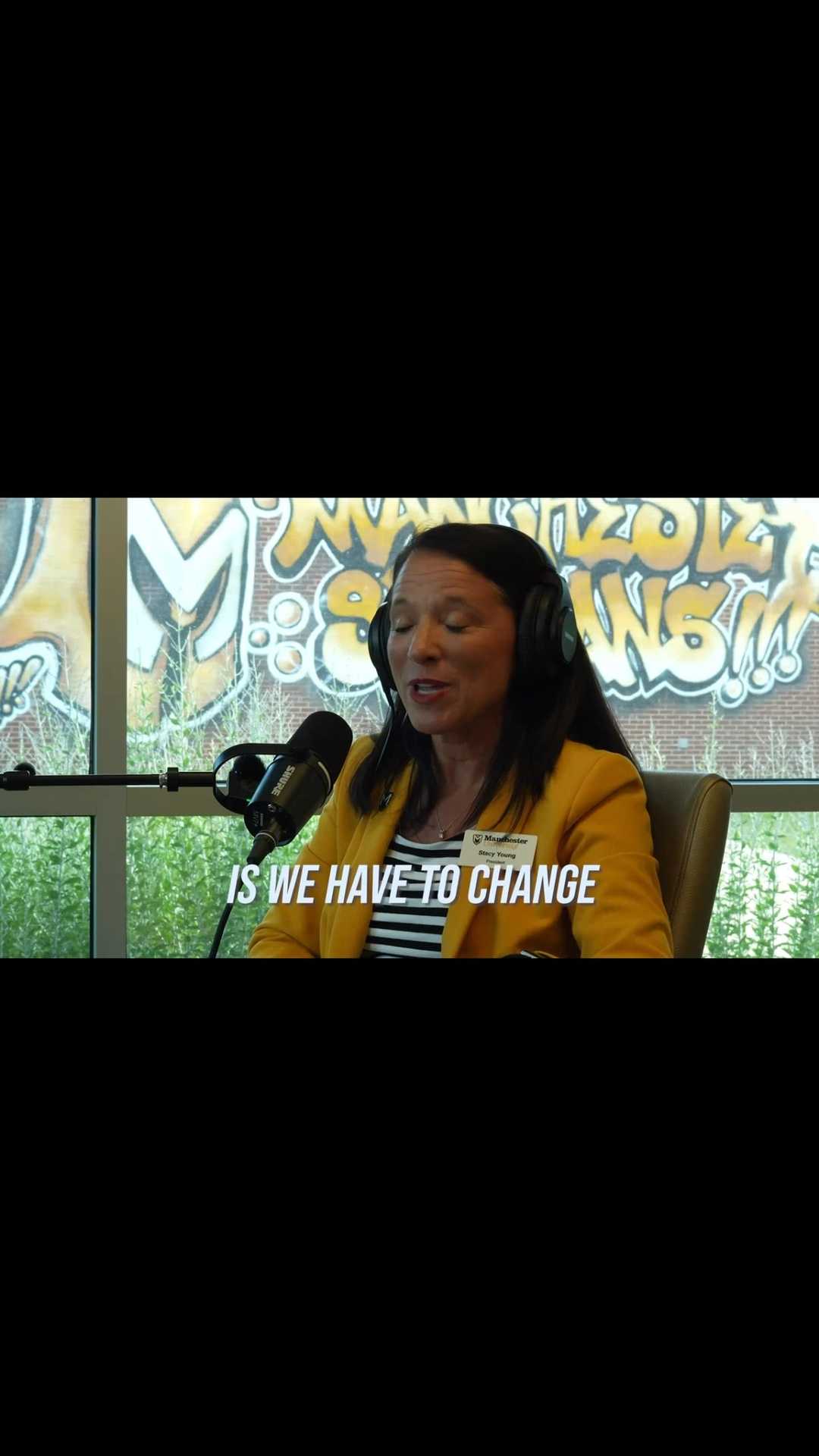 On today’s episode, @natespangle sits down with @manchesteruniversity president Dr. Stacy Young to talk about the past, present and the future of the Spartans!