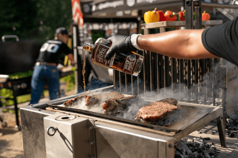 Barbecue at the Hard Truth Bourbon & BBQ Festival in Nashville, Indiana