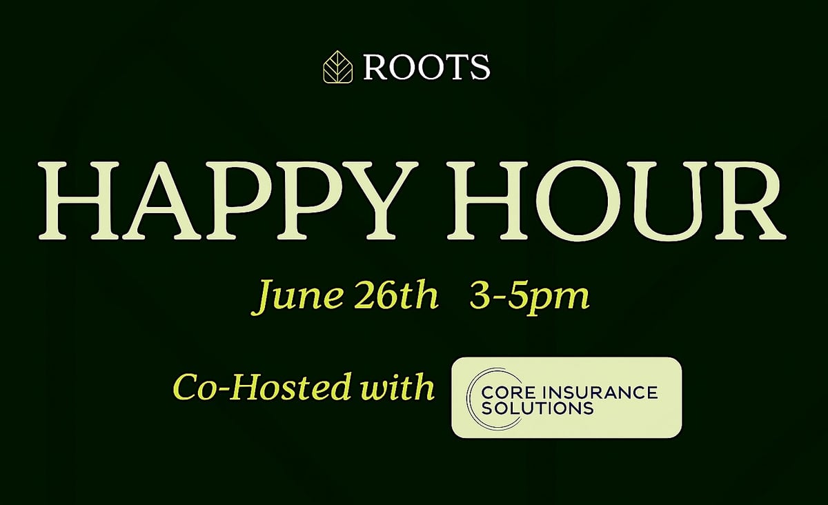 June Happy Hour event flyer
