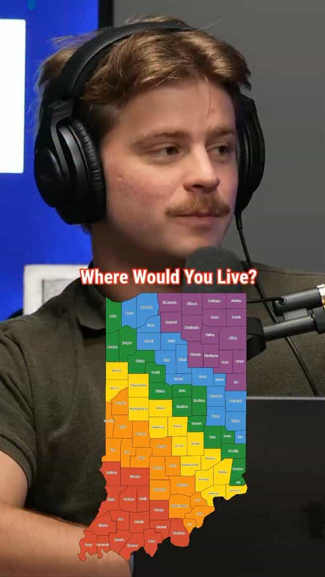 What color would you choose to live and travel in forever? What is the best Indiana region?