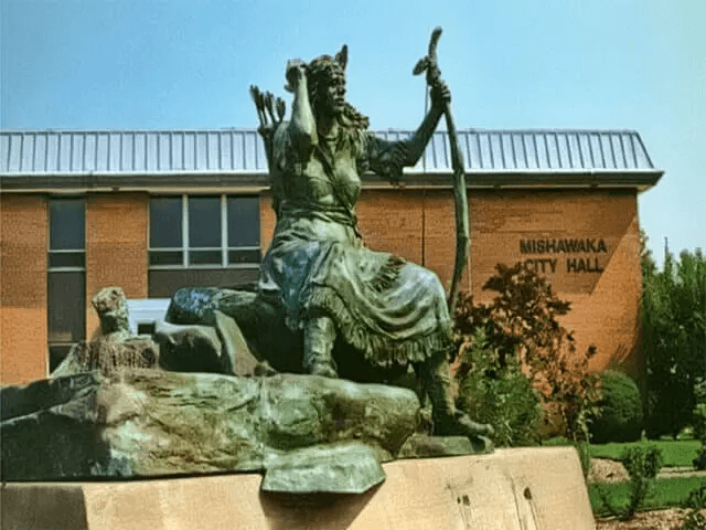 Downtown Mishawaka, Indiana, the Princess City