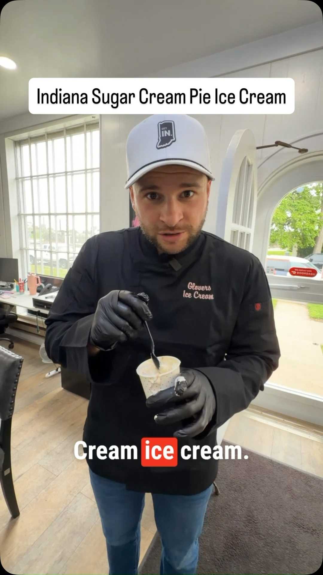 We teamed up with @glovers.ice.cream to drop 2 flavors of Indiana Ice Cream!