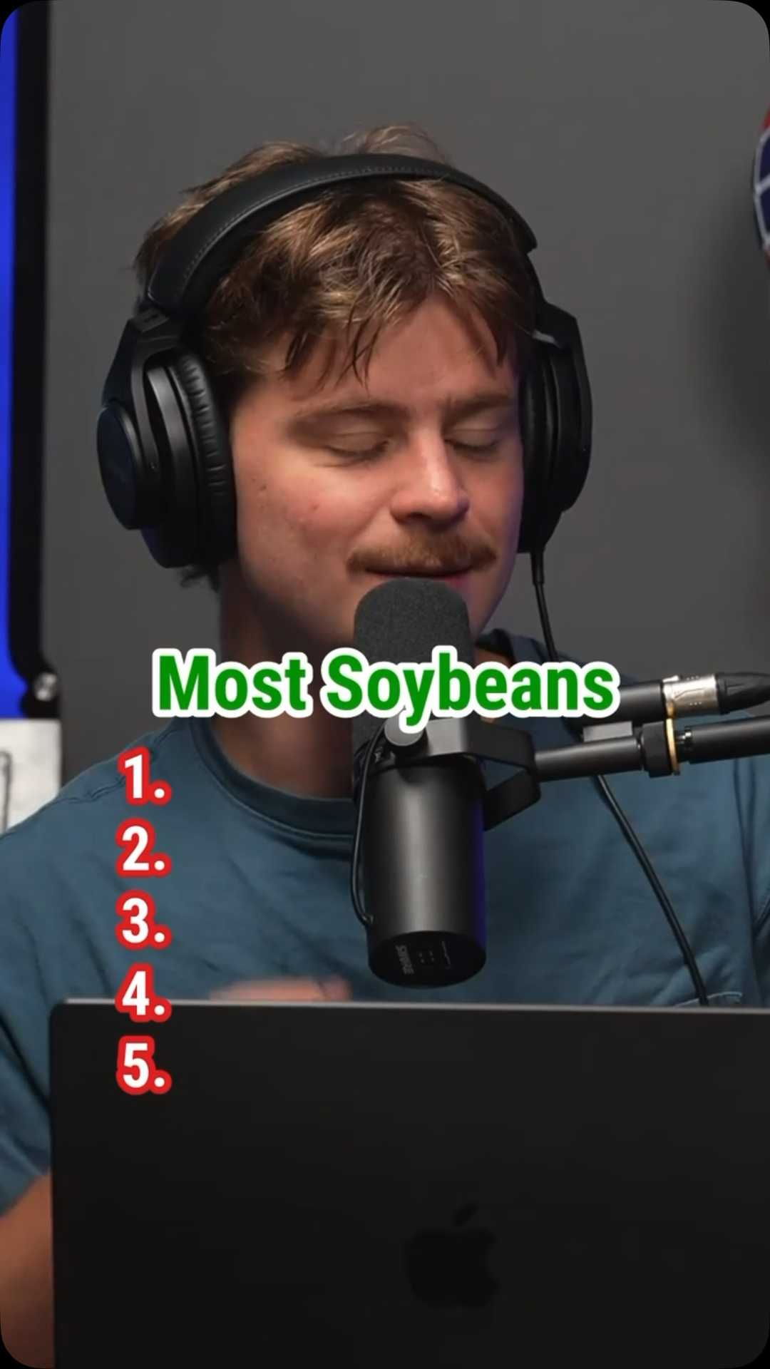 What counties grow the most soybeans? (Bushels per acre)