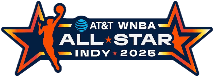 The WNBA All-Star 2025 Indianapolis logo