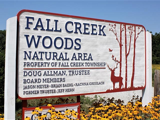 Fall Creek Woods Natural Area in Fishers, Indiana