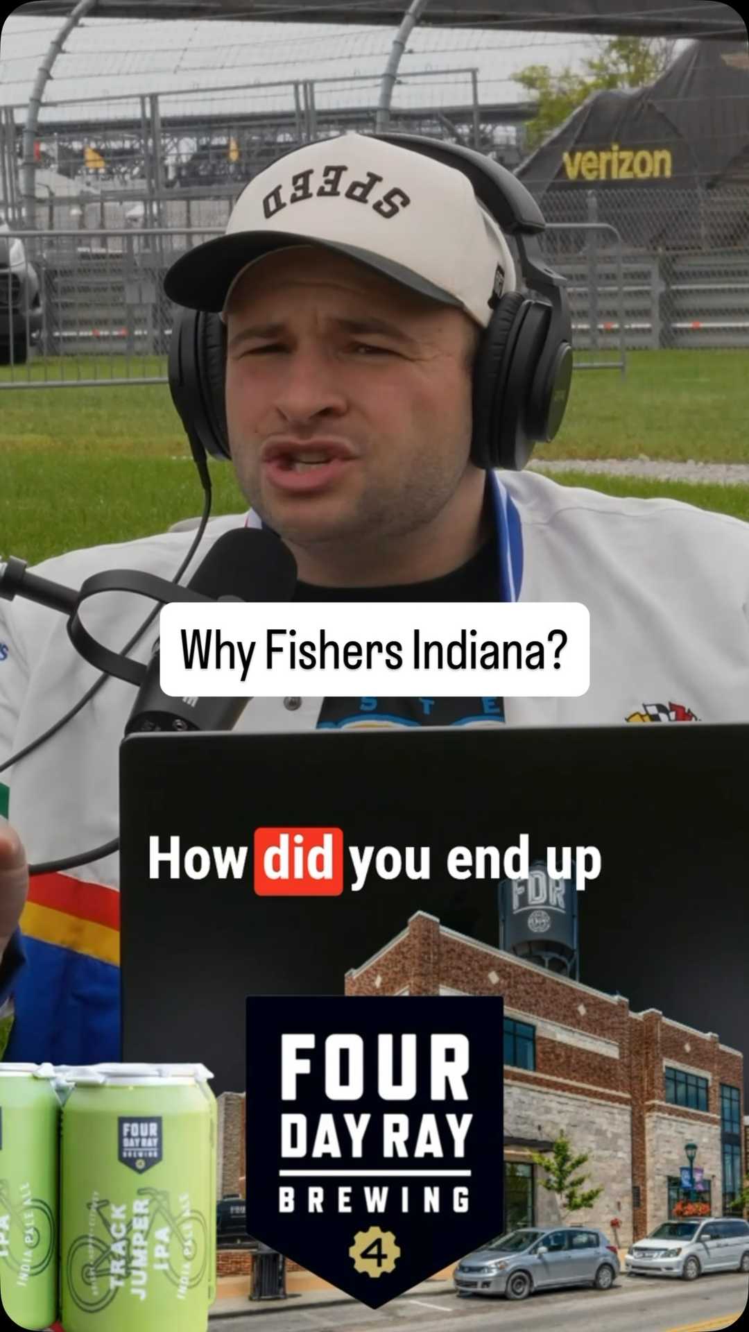 Why was @fishersin the right spot for @fourdayray ?